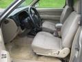 Beige 2000 Nissan Frontier SE V6 Extended Cab 4x4 Interior Color