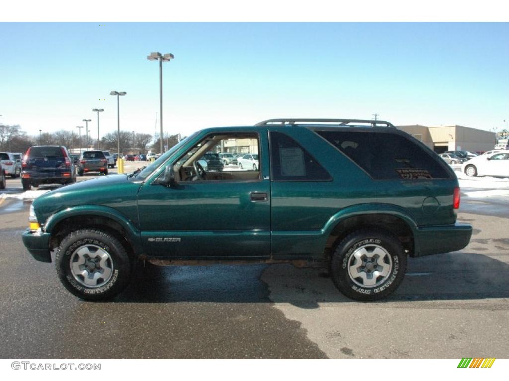 Dark Green Metallic 1998 Chevrolet Blazer LS 4x4 Exterior Photo #47200511