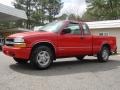 2001 Victory Red Chevrolet S10 LS Extended Cab 4x4  photo #5