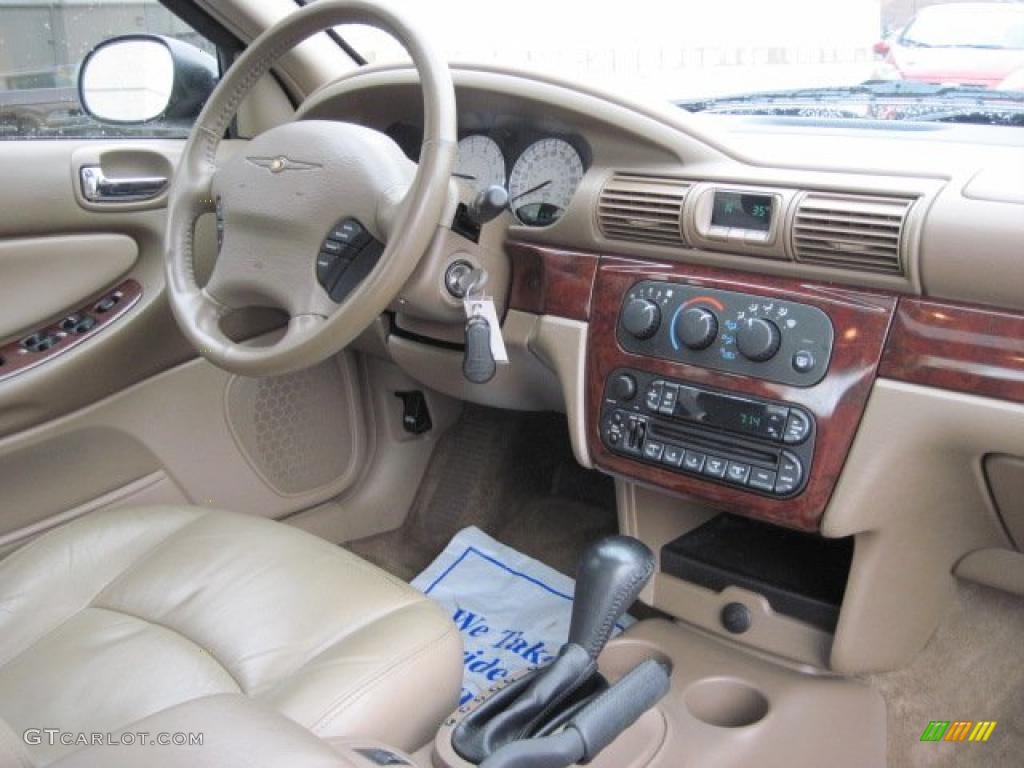 2002 Chrysler Sebring LXi Sedan Sandstone Dashboard Photo #47201069