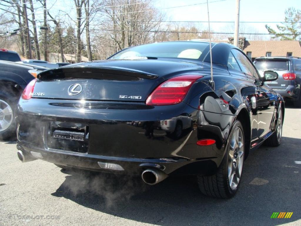 Obsidian Black 2008 Lexus SC 430 Convertible Exterior Photo #47201906