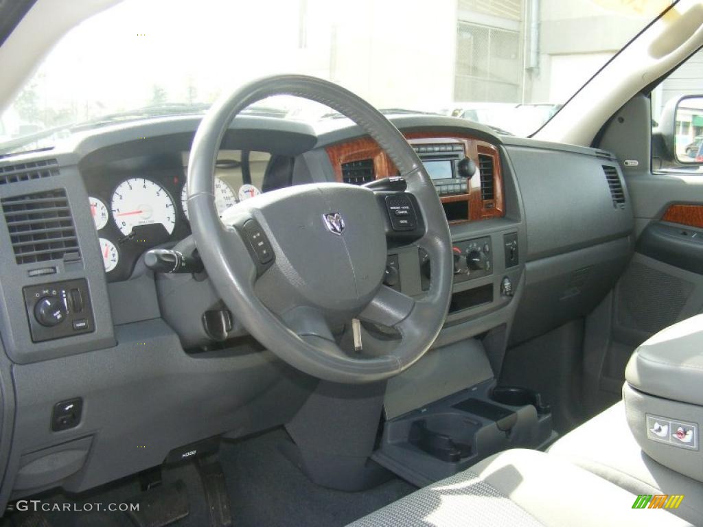 2006 Dodge Ram 1500 SLT TRX Regular Cab 4x4 Medium Slate Gray Dashboard Photo #47202398