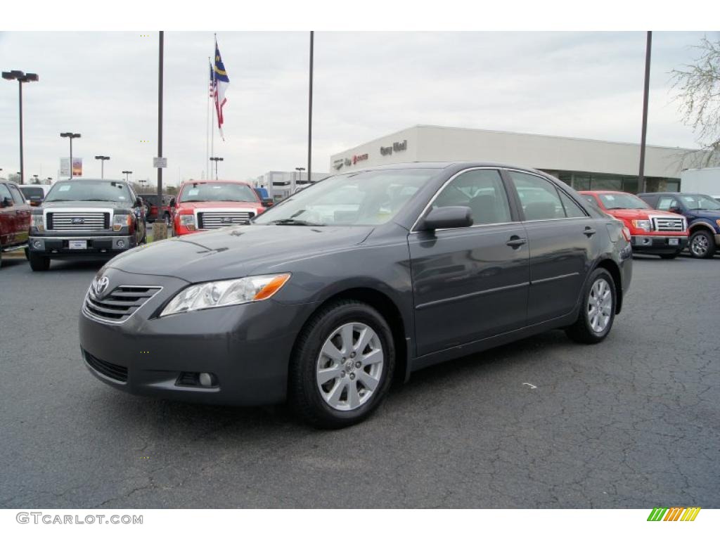2007 Camry XLE V6 - Magnetic Gray Metallic / Bisque photo #6
