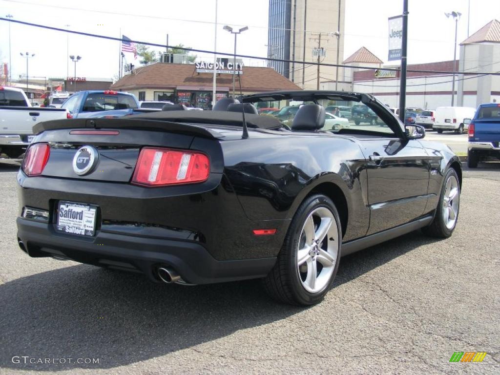 2011 Mustang GT Premium Convertible - Ebony Black / Charcoal Black photo #5