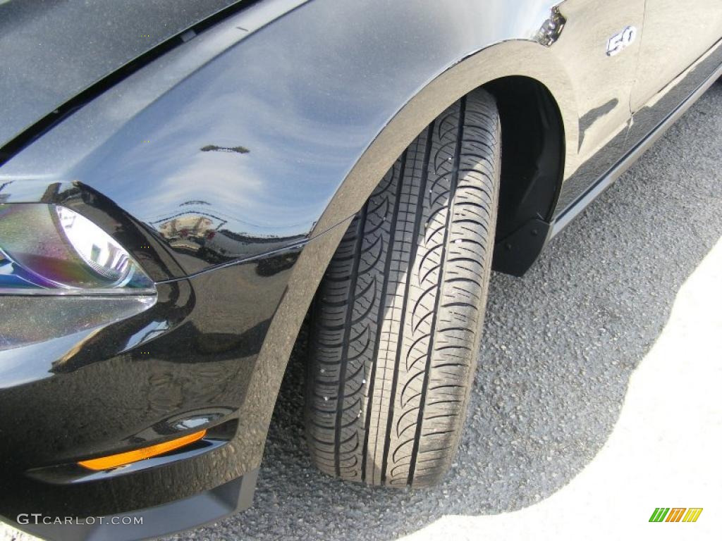 2011 Mustang GT Premium Convertible - Ebony Black / Charcoal Black photo #12