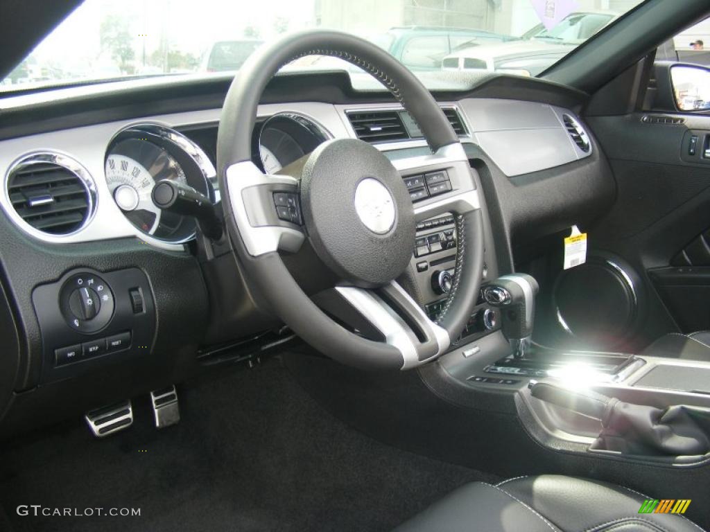 2011 Mustang GT Premium Convertible - Ebony Black / Charcoal Black photo #21
