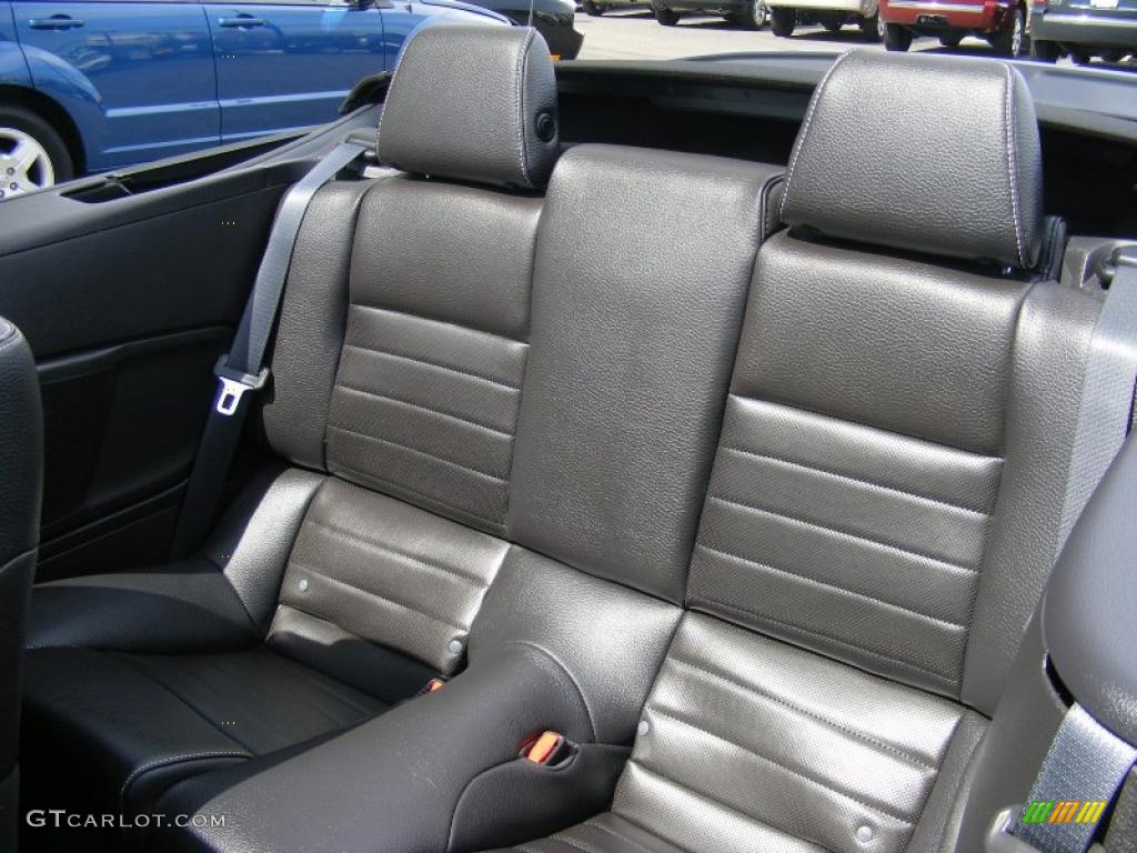 Charcoal Black Interior 2011 Ford Mustang GT Premium Convertible Photo #47203376