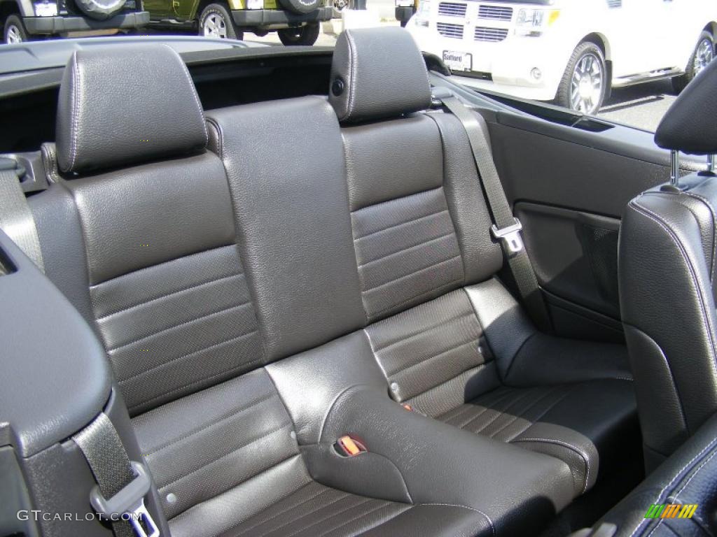 Charcoal Black Interior 2011 Ford Mustang GT Premium Convertible Photo #47203451