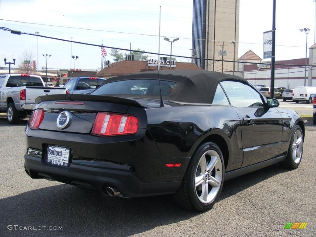 2011 Mustang GT Premium Convertible - Ebony Black / Charcoal Black photo #31