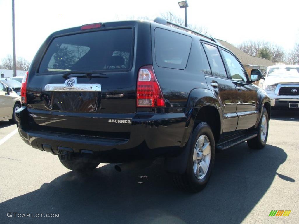 2008 4Runner SR5 4x4 - Black / Stone Gray photo #4