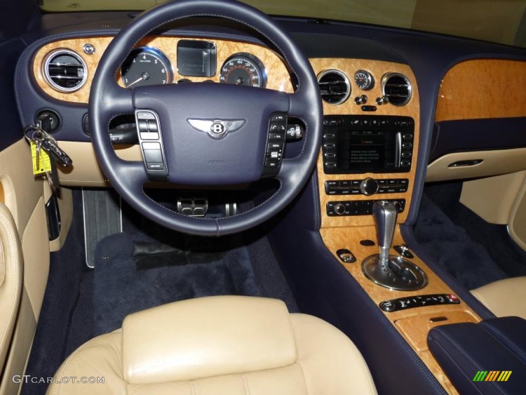 2005 Bentley Continental GT Standard Continental GT Model Saffron/Nautic Dashboard Photo #47203856