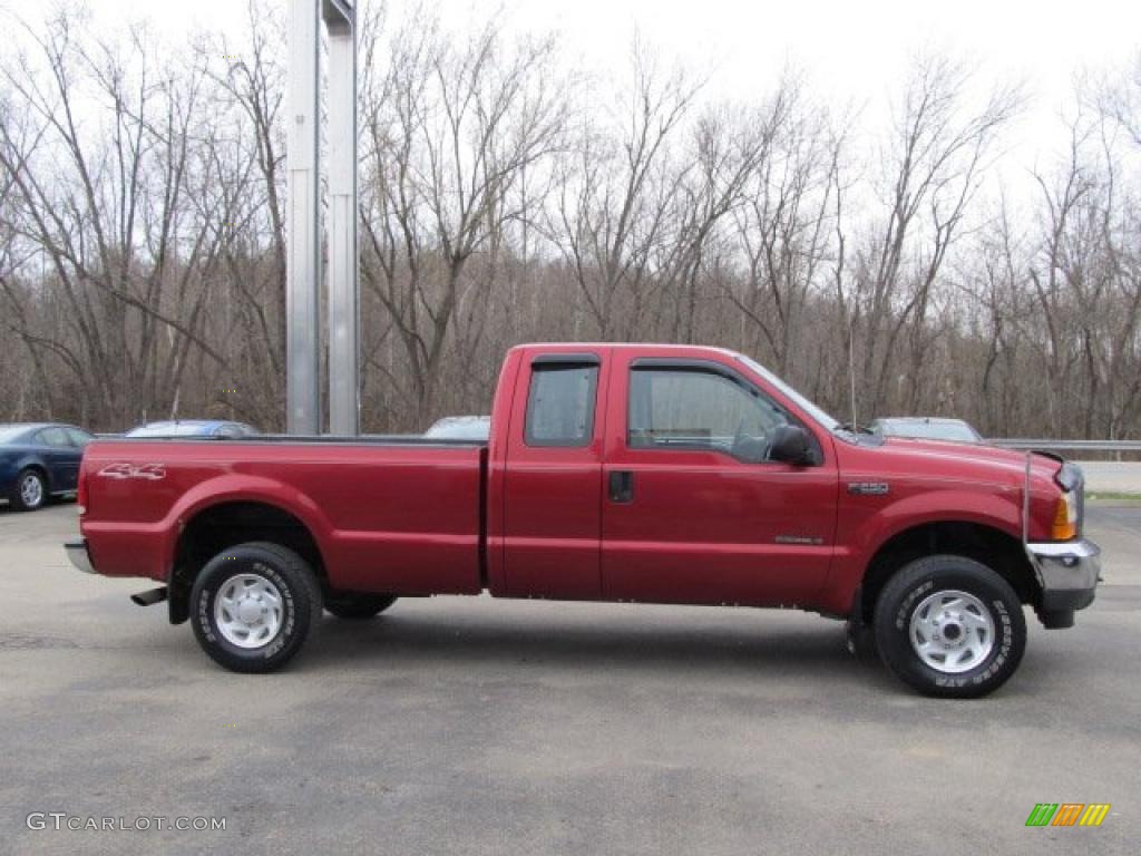 Toreador Red Metallic 2001 Ford F250 Super Duty XLT SuperCab 4x4 Exterior Photo #47204861