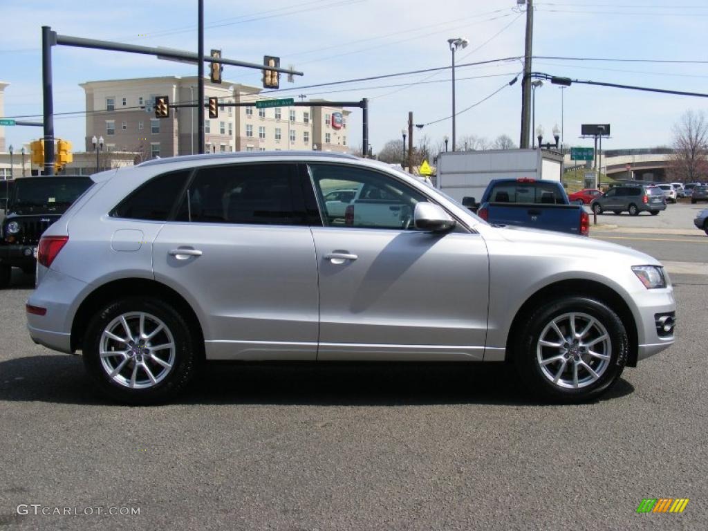 2009 Q5 3.2 Premium quattro - Ice Silver Metallic / Black photo #4