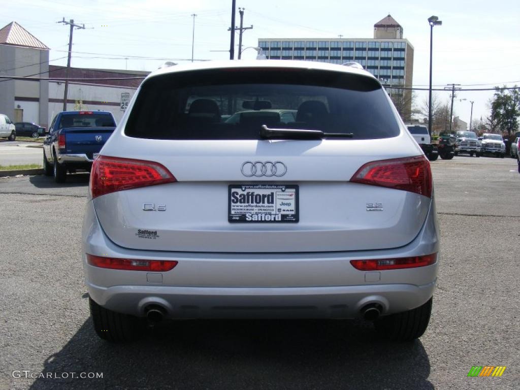2009 Q5 3.2 Premium quattro - Ice Silver Metallic / Black photo #6