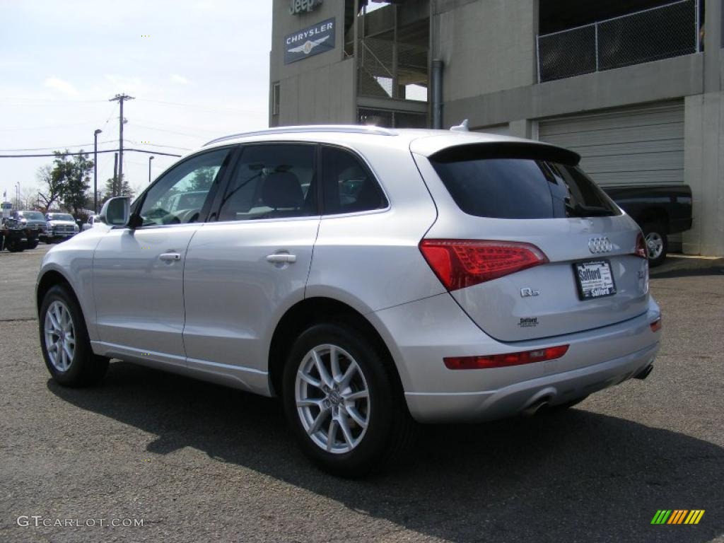2009 Q5 3.2 Premium quattro - Ice Silver Metallic / Black photo #7