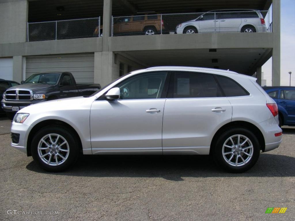 Ice Silver Metallic 2009 Audi Q5 3.2 Premium quattro Exterior Photo #47205227