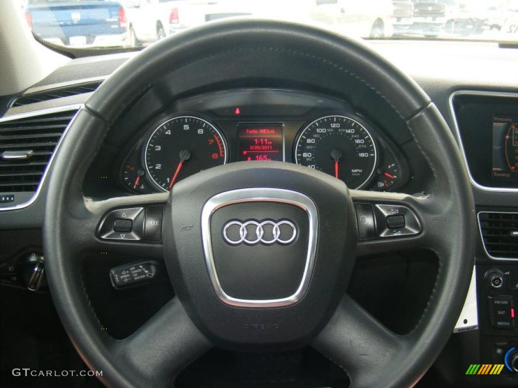 2009 Q5 3.2 Premium quattro - Ice Silver Metallic / Black photo #14