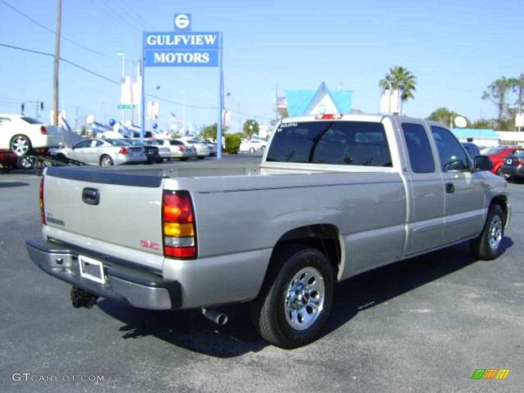2006 Sierra 1500 SLE Extended Cab - Silver Birch Metallic / Dark Pewter photo #7