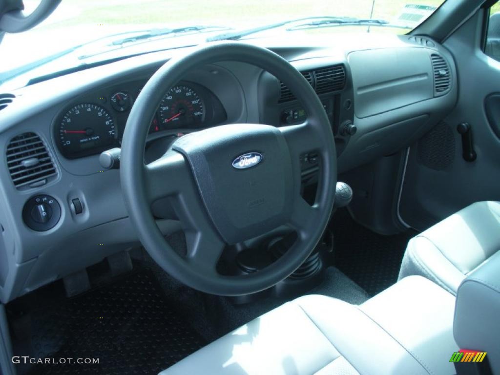 Medium Dark Flint Interior 2011 Ford Ranger XL Regular Cab Photo #47205590