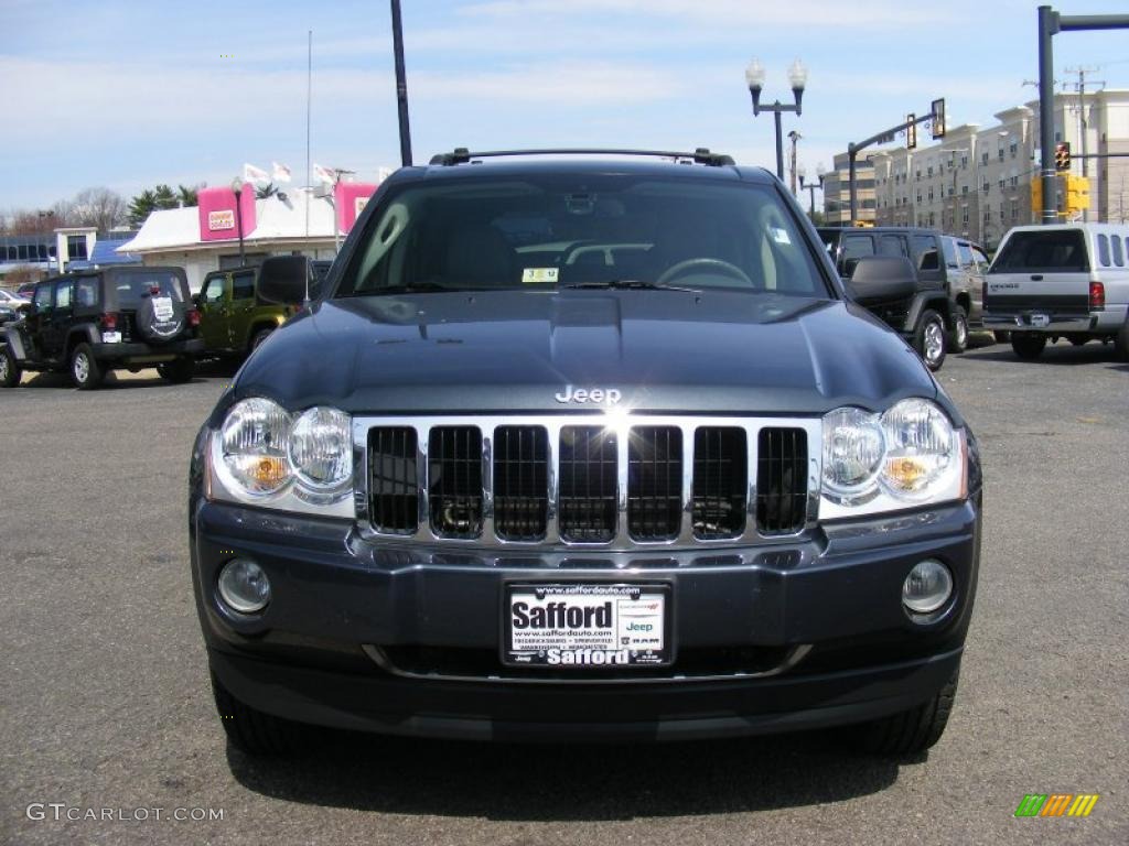 2006 Grand Cherokee Limited 4x4 - Steel Blue Metallic / Dark Khaki/Light Graystone photo #2