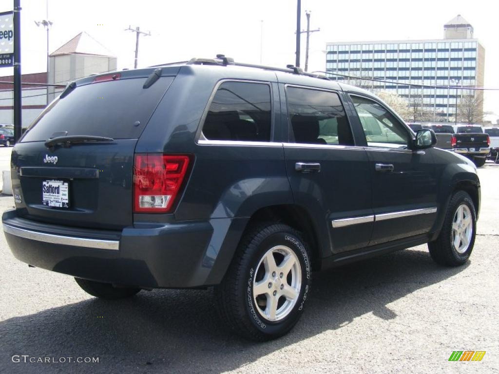 2006 Grand Cherokee Limited 4x4 - Steel Blue Metallic / Dark Khaki/Light Graystone photo #5