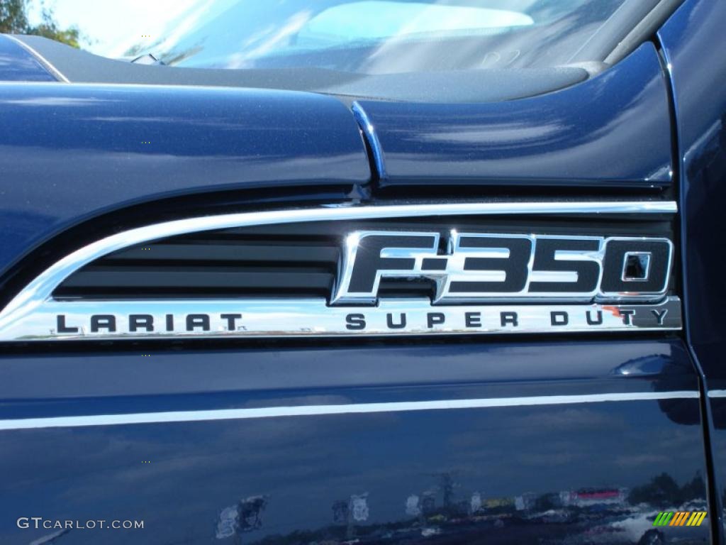 2011 Ford F350 Super Duty Lariat Crew Cab 4x4 Marks and Logos Photo #47205947