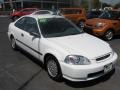 Frost White 1997 Honda Civic DX Coupe