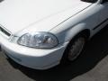 1997 Frost White Honda Civic DX Coupe  photo #4