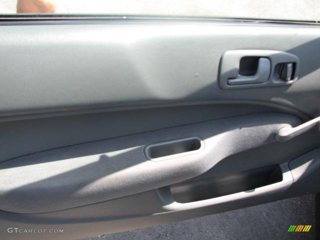 1997 Civic DX Coupe - Frost White / Gray photo #18