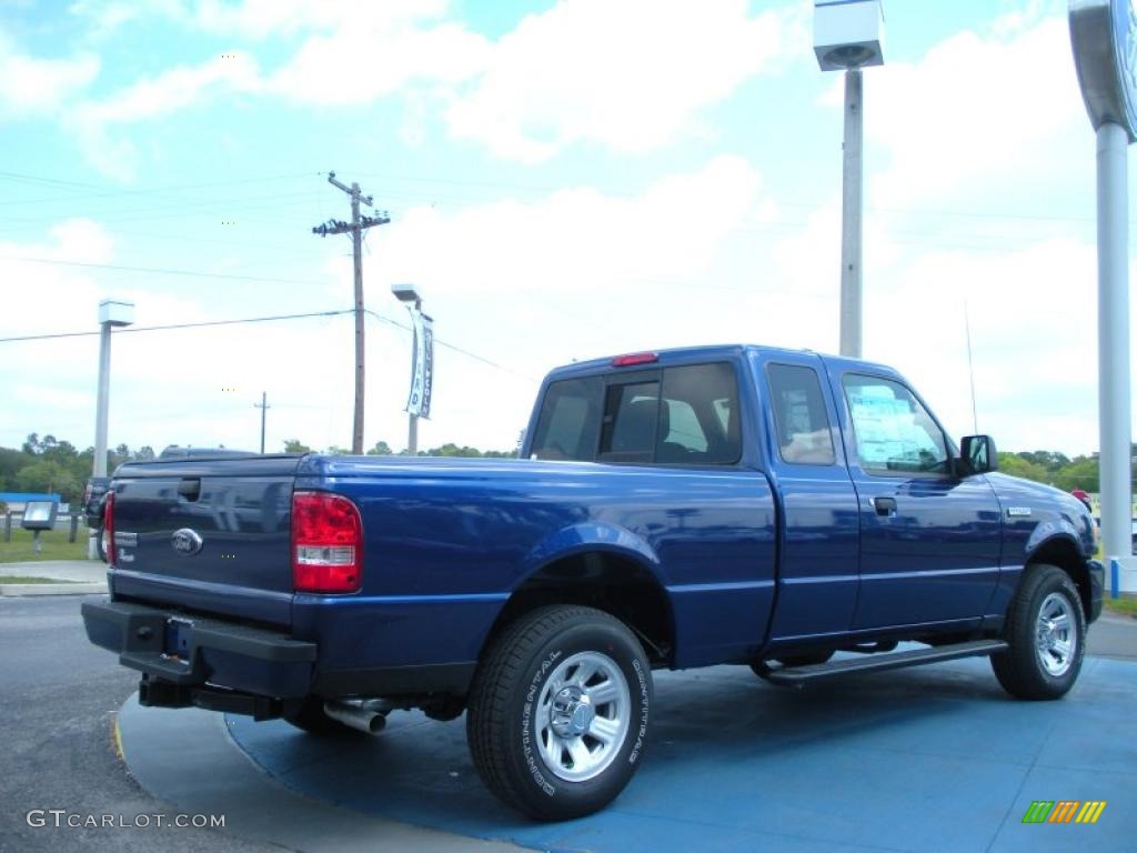 2011 Ranger XLT SuperCab - Vista Blue Metallic / Medium Dark Flint photo #3