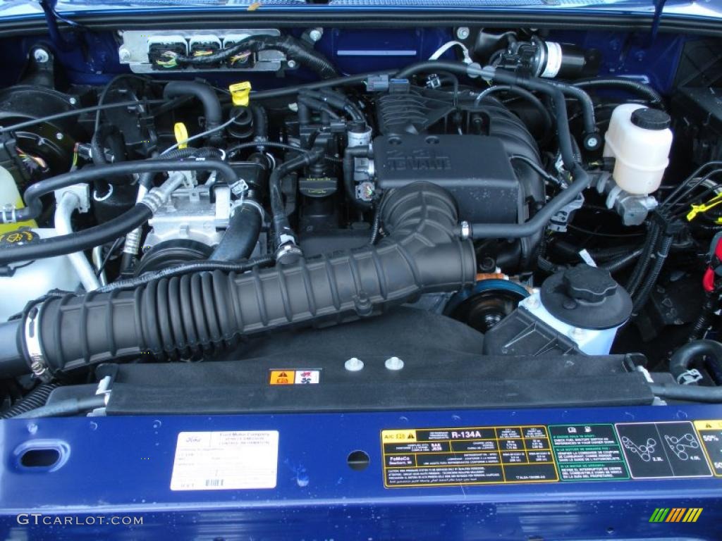 2011 Ranger XLT SuperCab - Vista Blue Metallic / Medium Dark Flint photo #10