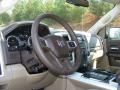 Light Pebble Beige/Bark Brown Steering Wheel Photo for 2011 Dodge Ram 1500 #47206925