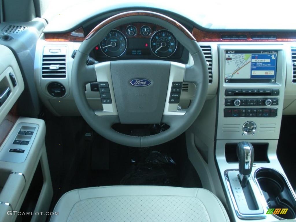 2011 Ford Flex Limited Medium Light Stone Dashboard Photo #47207006