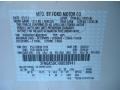 UG: White Platinum Metallic Tri-Coat 2011 Ford Flex Limited Color Code