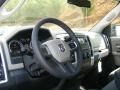 Dark Slate Gray/Medium Graystone 2011 Dodge Ram 1500 SLT Crew Cab 4x4 Steering Wheel