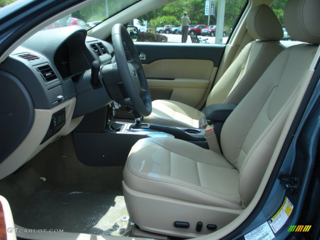 2011 Fusion SEL - Steel Blue Metallic / Camel photo #5