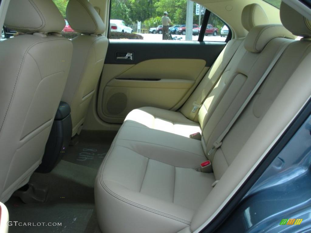2011 Fusion SEL - Steel Blue Metallic / Camel photo #6