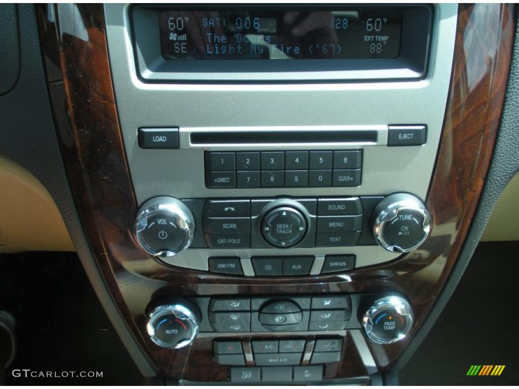 2011 Fusion SEL - Steel Blue Metallic / Camel photo #10