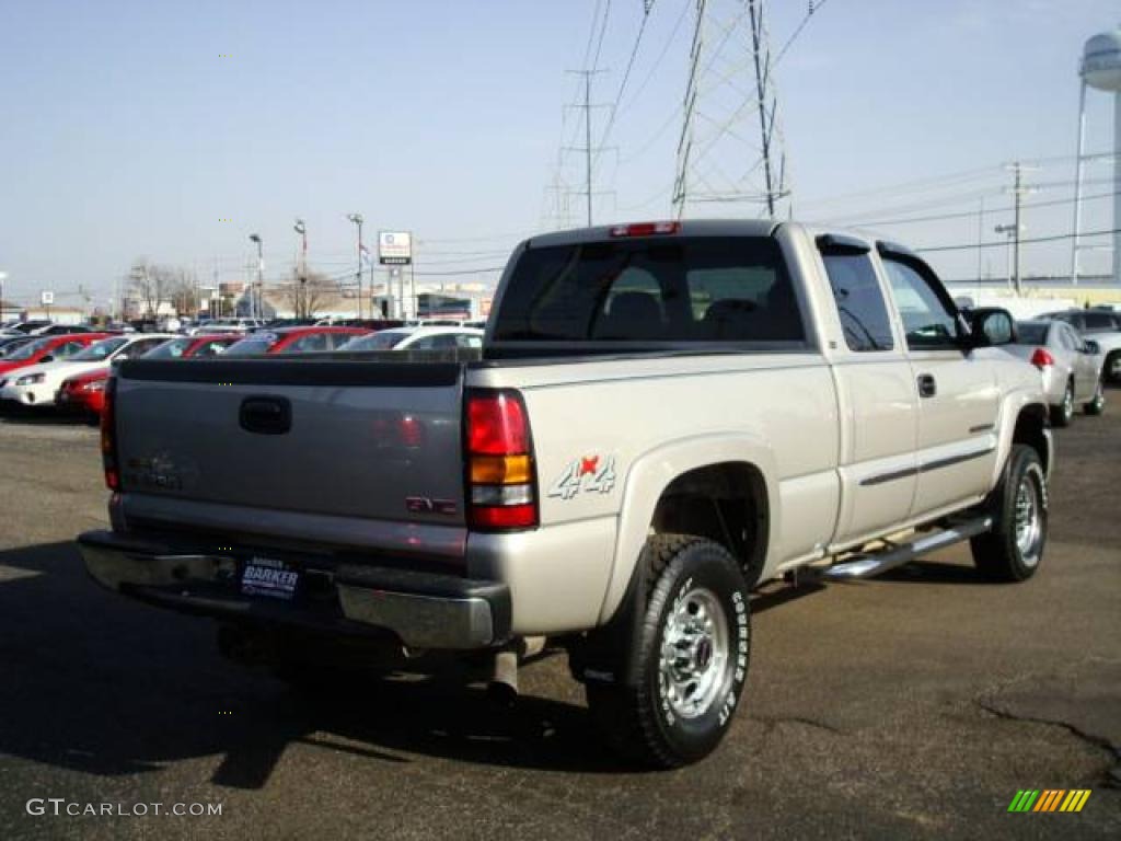 2007 Sierra 2500HD Classic SLE Extended Cab 4x4 - Silver Birch Metallic / Dark Charcoal photo #7