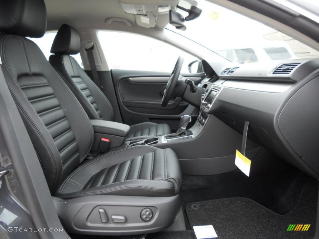 Black Interior 2012 Volkswagen CC Sport Photo #47207504