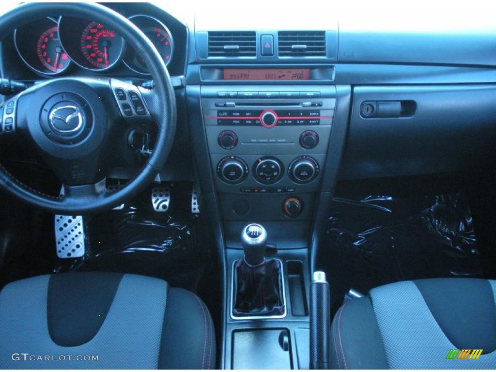 2007 Mazda MAZDA3 MAZDASPEED3 Sport Gray/Black Dashboard Photo #47208347