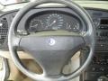 1997 Saab 900 Beige Interior Steering Wheel Photo
