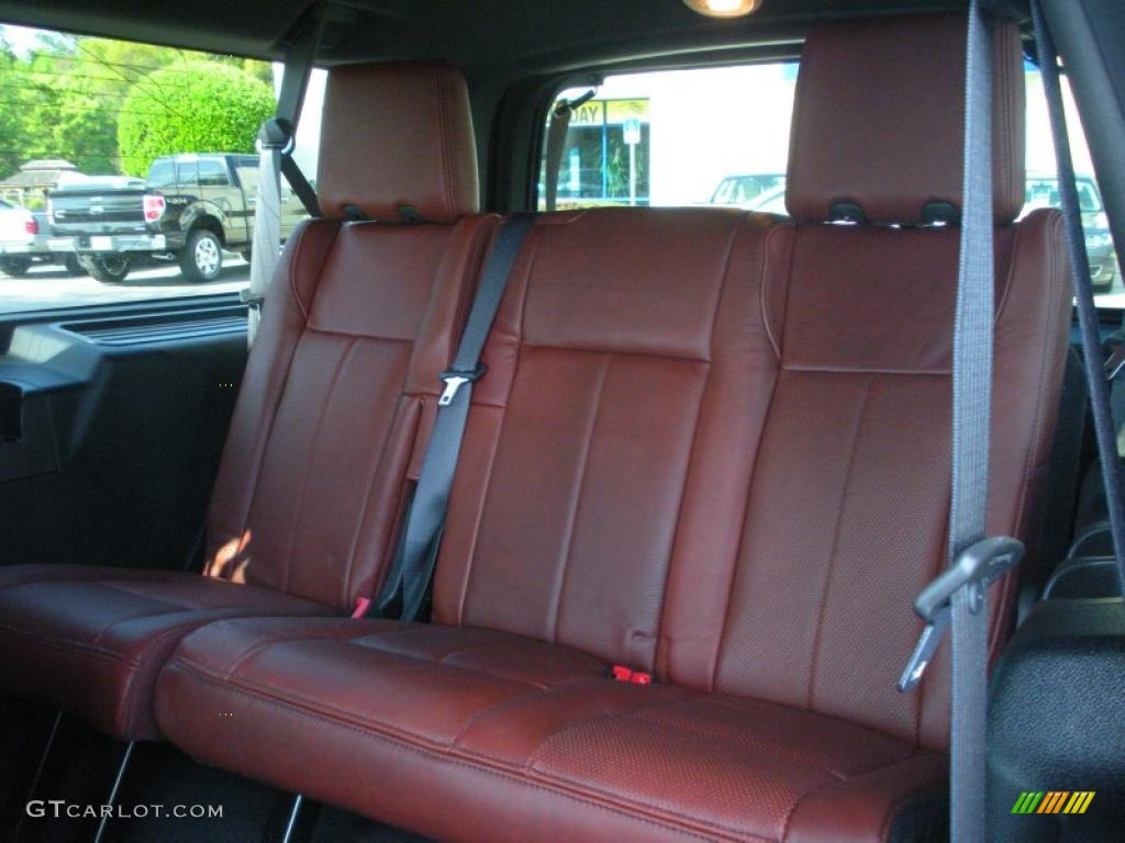 2010 Expedition EL King Ranch - Tuxedo Black / Chaparral Leather/Charcoal Black photo #16