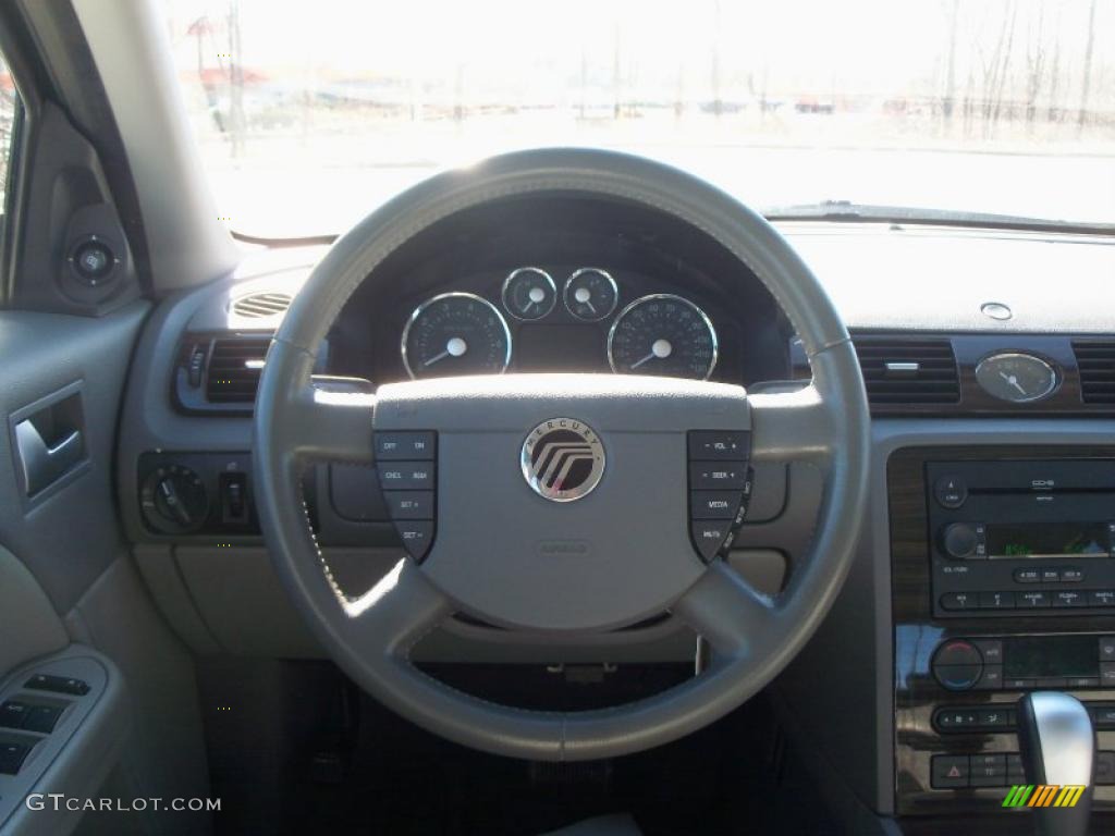 2005 Mercury Montego Luxury AWD Charcoal Black Steering Wheel Photo #47209520
