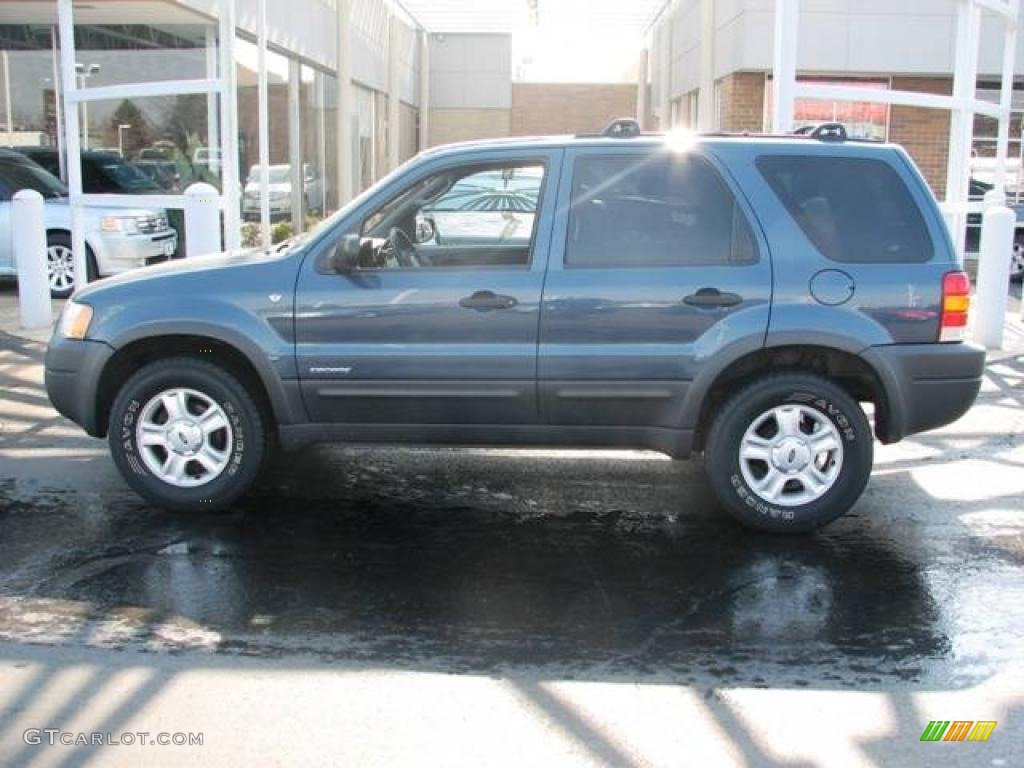 2001 Escape XLT V6 4WD - Medium Wedgewood Blue Metallic / Medium Graphite Grey photo #1