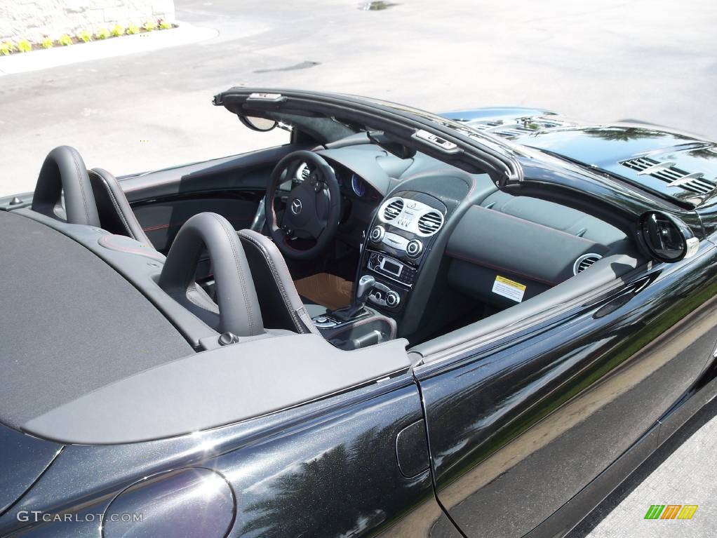 Black Interior 2008 Mercedes-Benz SLR McLaren Roadster Photo #472100