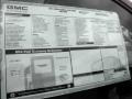 2011 GMC Sierra 3500HD Denali Crew Cab 4x4 Dually Window Sticker