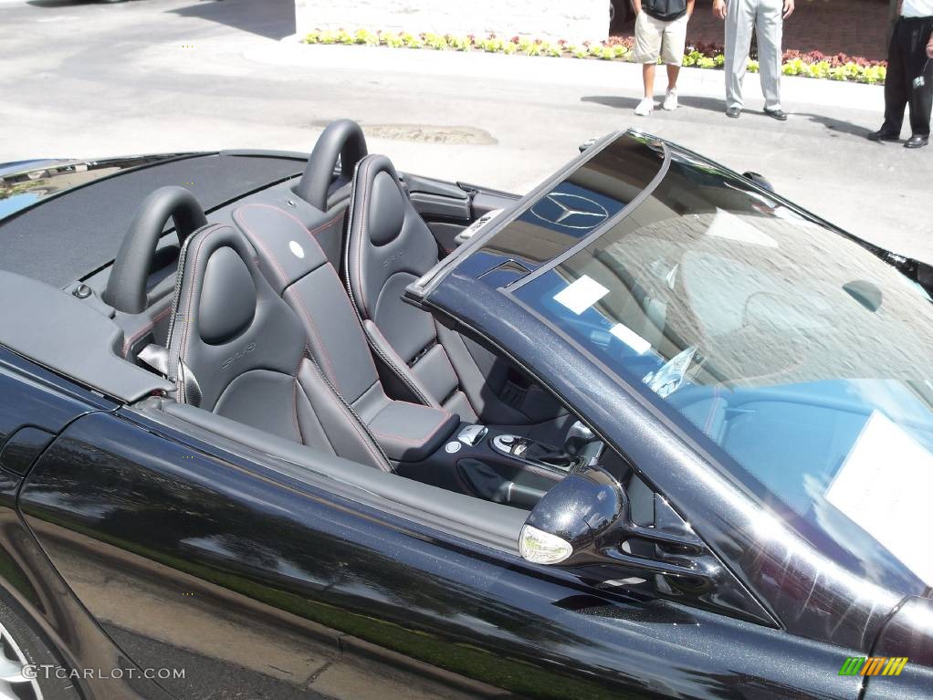 Black Interior 2008 Mercedes-Benz SLR McLaren Roadster Photo #472105
