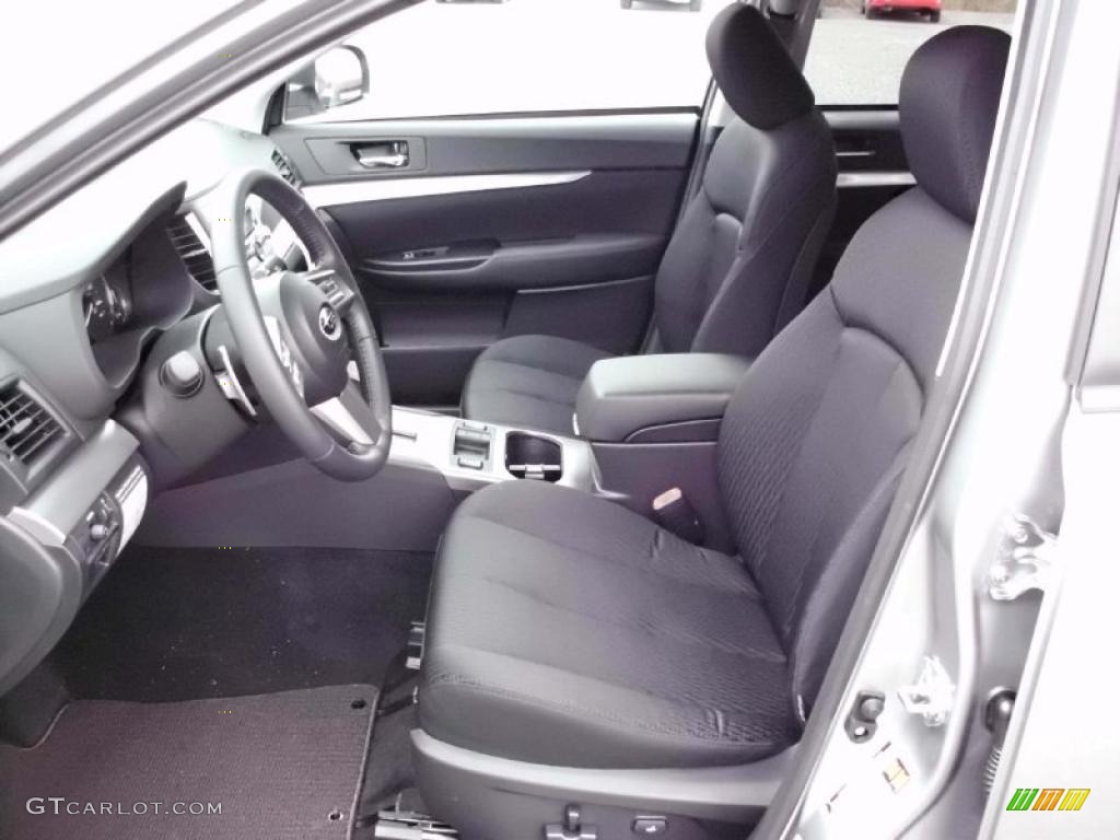 Off Black Interior 2011 Subaru Outback 2.5i Premium Wagon Photo #47211095