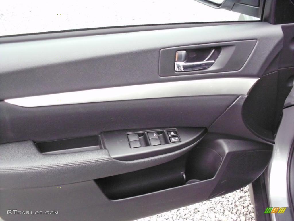 2011 Subaru Outback 2.5i Premium Wagon Off Black Door Panel Photo #47211263
